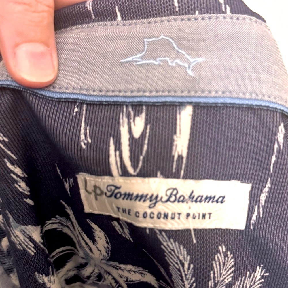 Tommy Bahama Men's Coconut Point Midnight Sails IslandZone® Shirt 3XLB - EUC - Picture 8 of 11